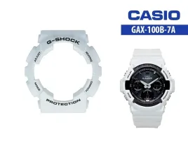 bezel-casio-gax-100b-bialy-czarne-napisy-oryginalny