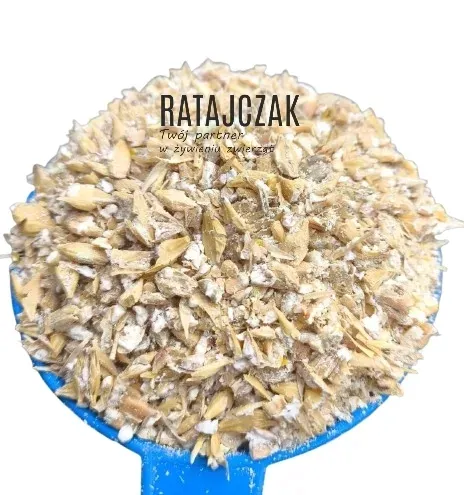 Jęczmień gnieciony walcowany pasza dla kur gołębi alpak 20kg