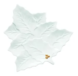 talerz-patera-paterka-taca-porcelanowa-biala-zlota-dekoracja-lisc