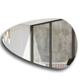 Zdjęcie produktu Stylowe Lustro Nieregularne - Malaga - 70x40, Prawo