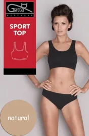 gatta-bezszwowy-sport-top-biustonosz-natural-m