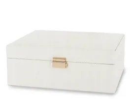 biala-szkatulka-na-bizuterie-skoropodobna-tkanina