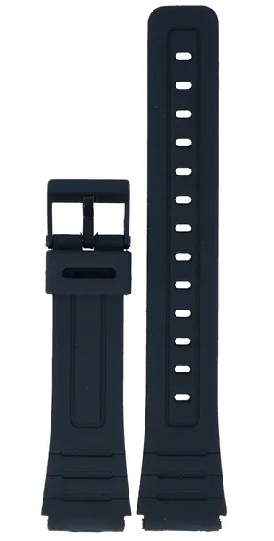 Pasek do zegarka CASIO zamiennik 18 mm czarny
