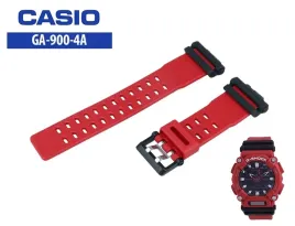 pasek-do-zegarka-casio-ga-900-4a-czerwony-oryginal