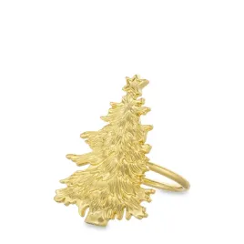 obraczka-na-serwetke-zlota-swiateczna-choinka