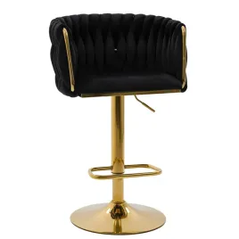 hoker-welurowy-czarny-obrotowy-z-oparciem-rosa-gold-do-wyspy-61-81-cm-modny