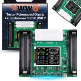 tester-pojemnosci-ogniw-akumulatorow-2x-18650-wwg-usb-c-miernik-pomiar-test