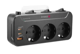 rozdzielacz-przeciwprzepieciowy-listwa-obrotowa-3xac-usb-20w-ineox-lzw-r3ub