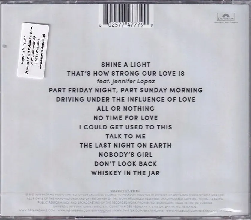 bryan-adams-shine-a-light-cd