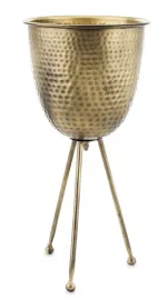 stojak-oslonka-kwietnik-doniczka-zlota-metalowa-retro