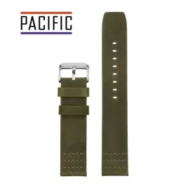 pasek-do-zegarka-pacific-24-mm-zielony-skorzany-oryginalny
