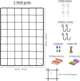 ramka-na-zdjecia-panel-scienny-dekoracyjny-czarny-40x30cm-zestaw-23-element