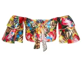 top-damski-prettylittlething-kolorowy-falbanki-na-rekawach-krotki-30