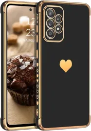 etui-samsung-galaxy-a52-a52s-czarne-zlote-silikonowe-mocne