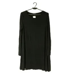 sukienka-damska-handh-clothing-czarna-mini-dlugi-rekaw-m-l