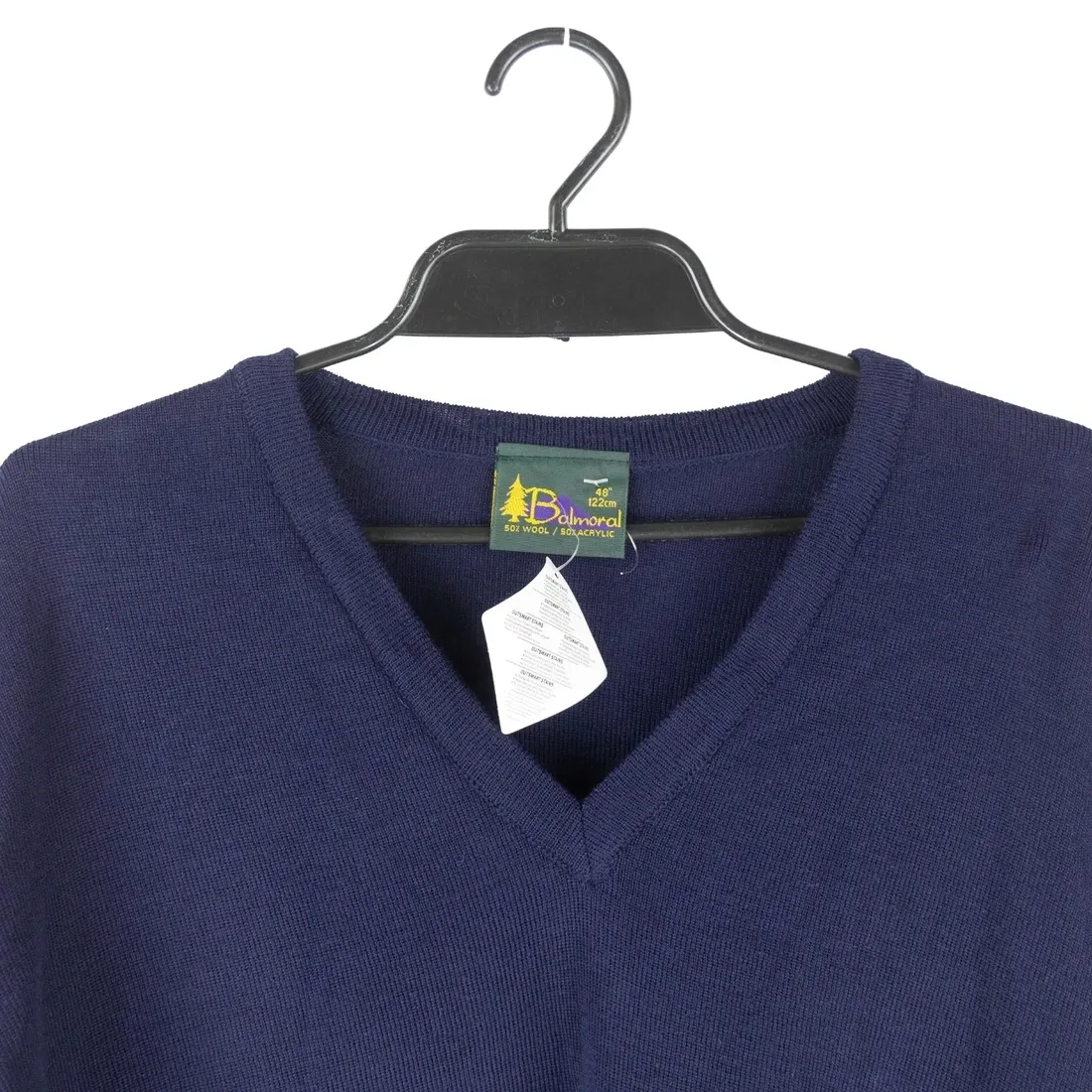 sweter-meski-balmoral-granatowy-l-stan-nowy
