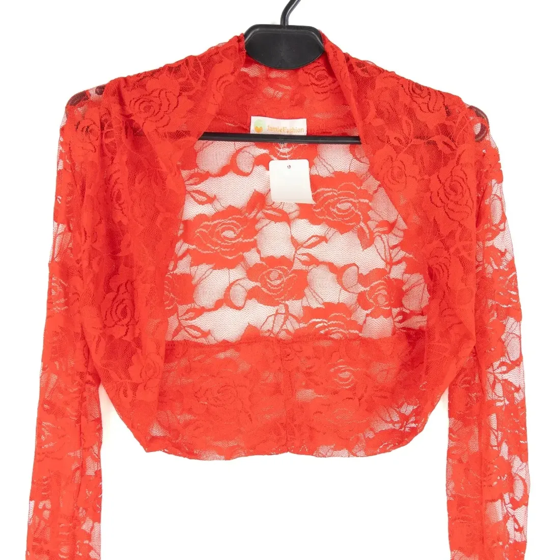bolerko-dzieciece-jamiefashion-czerwone-158-stan-nowy