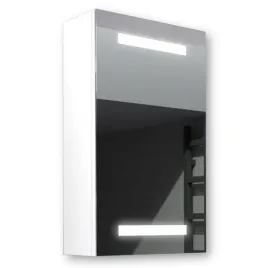 drewniana-szafka-40x70-led-lustro-ares-bialy