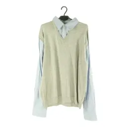 koszula-kamizelka-sweter-next-niebieska-szara-xl