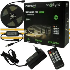 tasma-led-cob-35w-5m-pasek-jednolity-320led-sterowanie-pilotem-zestaw-3000k