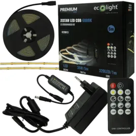 tasma-led-cob-35w-5m-pasek-jednolity-320led-sterowanie-pilotem-zestaw-6000k