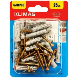 kolki-rozporowe-6x30-z-wkretem-35x30-stozkowe-pz2-blister-25szt-klimas