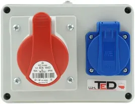 rozdzielnica-budowlana-2-gniazda-1-x-400v-16a-4p-1-x-250v-16a-ip44