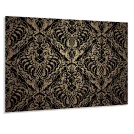 panel-szklany-hartowany-100x50-zloty-ornament
