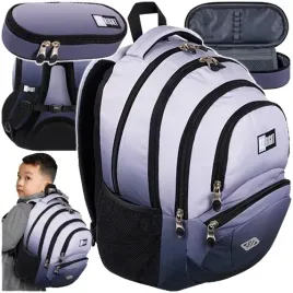 plecak-szkolny-mlodziezowy-st-right-2w1-piornik-bp05-ombre-szary-gradient