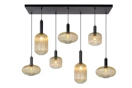 lampa-wiszaca-nowoczesna-czarna-nieregularne-szklane-klosze-7-pkt-lucide