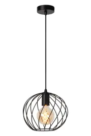 lampa-wiszaca-metalowa-czarna-druciana-kula-25-cm-nad-stol-wyspe-bar-lucide