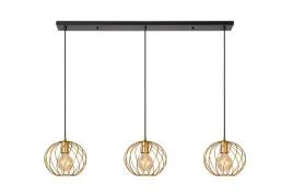 lampa-wiszaca-czarna-zlote-druciane-okragle-klosze-listwa-130cm-3pkt-lucide