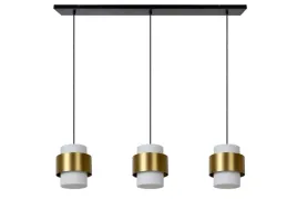 lampa-wiszaca-czarna-szklane-biale-klosze-zlote-obrecze-nad-stol-lucide