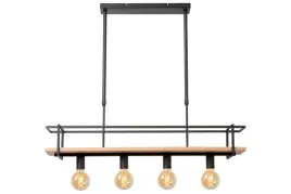 lampa-wiszaca-industrialna-drewniana-z-polka-nad-wyspe-stol-czarna-lucide
