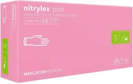 rekawiczki-nitrylowe-mercator-pink-rozm-s-100-szt