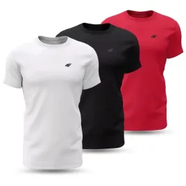 koszulka-meska-4f-t-shirt-sport-bawelniany-komplet-zestaw-3pak-limitowana