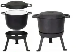 kociolek-mysliwski-10-l-emaliowany-garnek-na-ognisko-patelnia-grill-emalia