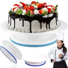duza-obrotowa-patera-na-ciasto-28cm-talerz-do-dekorowania-ze-szpatulkami