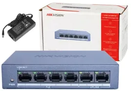 switch-poe-ds-xs0106-p-hikvision-4x-poe-2x-uplink-45w-do-kamer-ip