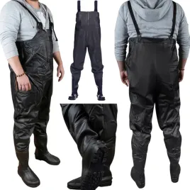 wodery-wedkarskie-41-spodniobuty-spodnie-na-szelkach-wodoodporne-gumowce