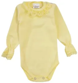 body-dziewczynka-elegant-koronka-zolte-62-l02h