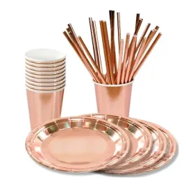 zestaw-rose-gold-talerzyki-kubki-i-slomki-12-osob