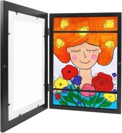 ramka-na-zdjecia-drewniana-na-rysunki-czarne-a4-150-sztuk-akryl