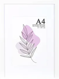biala-ramka-na-zdjecia-a4-mdf-akryl-nietlukace-szklo-montaz
