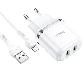 szybka-ladowarka-sieciowa-do-telefonu-iphone-5g-hoco-2-4a-biala-kabel-1m