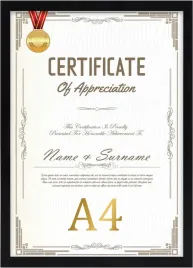 ramka-a4-czarna-do-zdjec-klasyczna-biurko-sciana-adaptacyjna