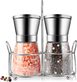 mlynki-do-soli-i-pieprzu-ceramika-stal-regulacja-silver-2-sztuki