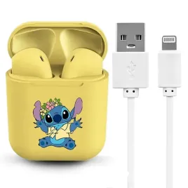 sluchawki-bezprzewodowe-douszne-zolte-prezent-dla-fana-lilo-stich-hawaii-wz