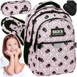 plecak-szkolny-mlodziezowy-derform-backup-2w1-piornik-biale-i-czarne-kotki