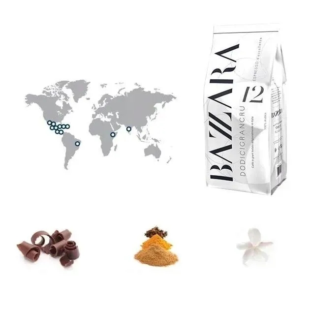 kawa-ziarnista-bazzara-dodicigrancru-250g